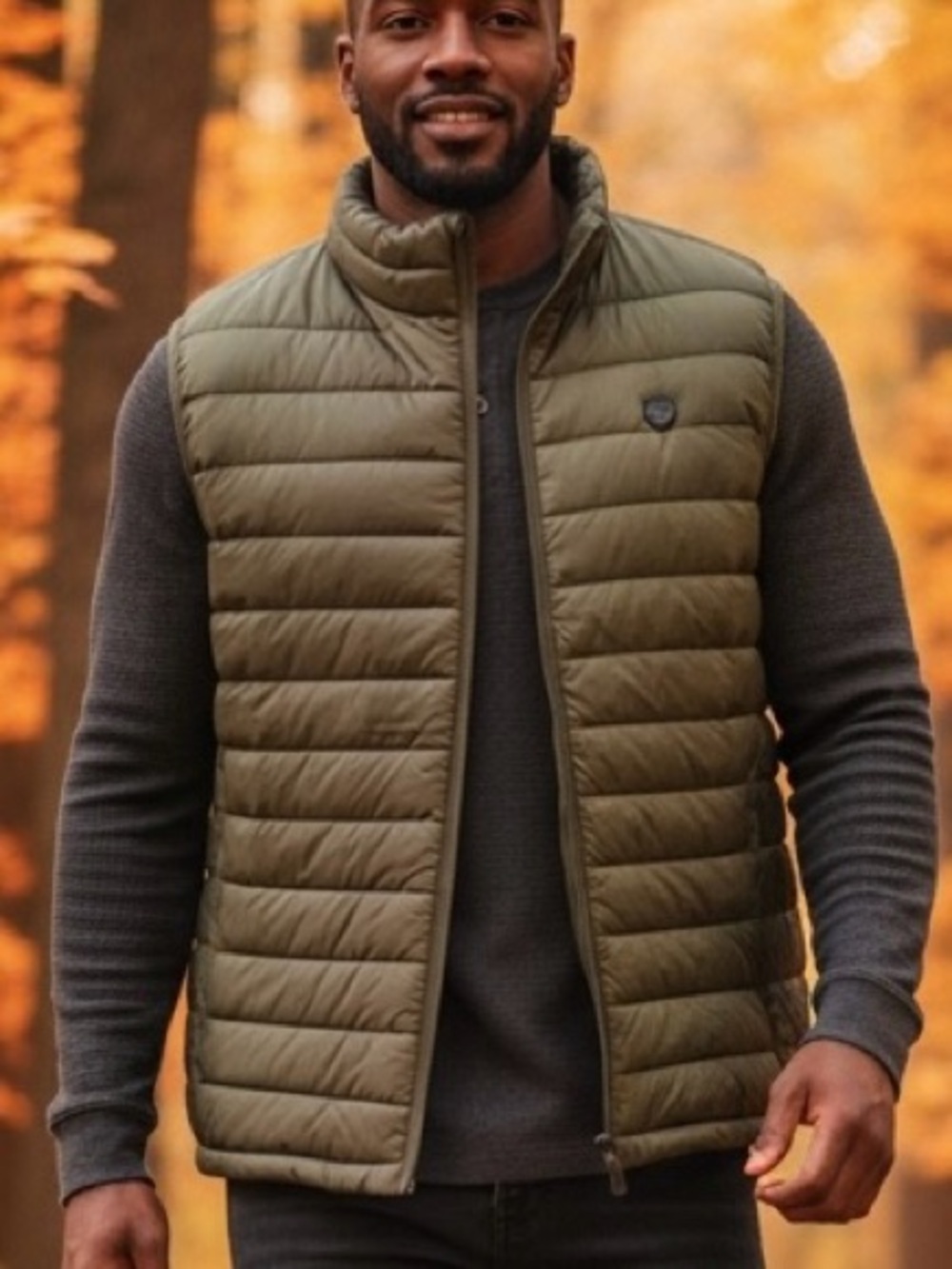 Point Zero Canadian Collection Ultralight Tech Vest Olive Green Men's M NWT